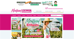 Desktop Screenshot of montrealpourenfants.com